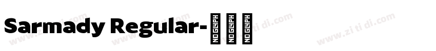 Sarmady Regular字体转换